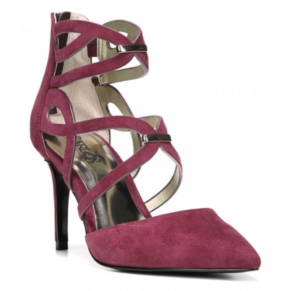 Carlos Santana Shoes - CARLOS SANTANA THEA SANGRIA HEELS PUMPS